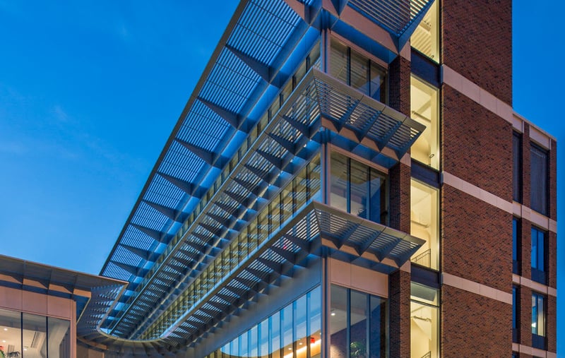 78,000-Square-Foot University Of Michigan Facility Stands Out With Custom, Aesthetically Striking Sunshades